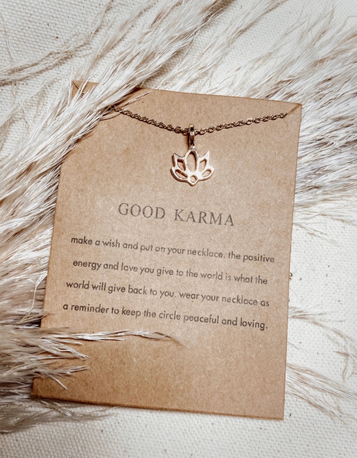 Karma necklace GOLD